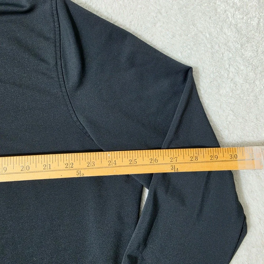 University of Richmond Peter Millar Crown 1/4 Zip Pullover Mens XL Black Stretch